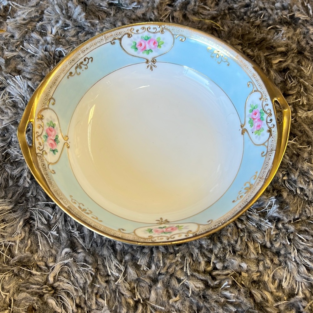 Hand-painted Nippon bowl